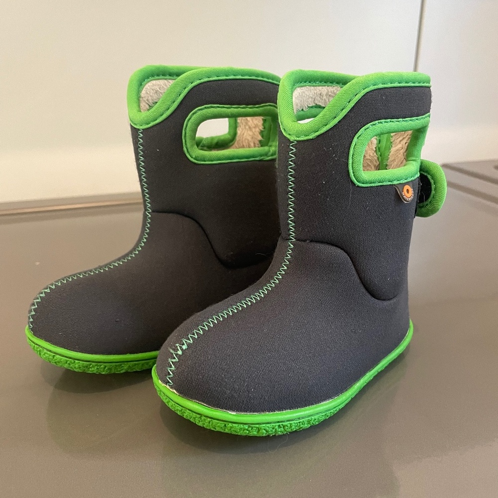 Baby Bogs Boots, Toddler Size 7, Winter Waterproof